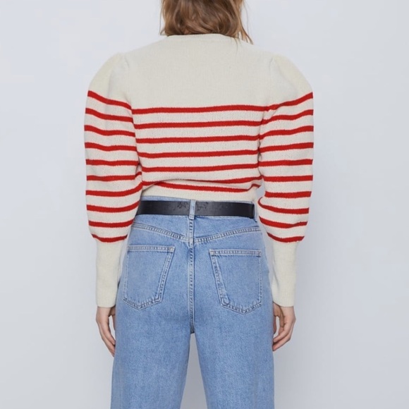 ZARA BNWT Knit Sweater with Stripes - Picture 7 of 8